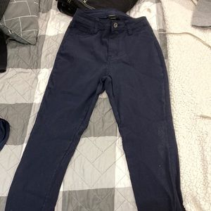 Navy jeggings